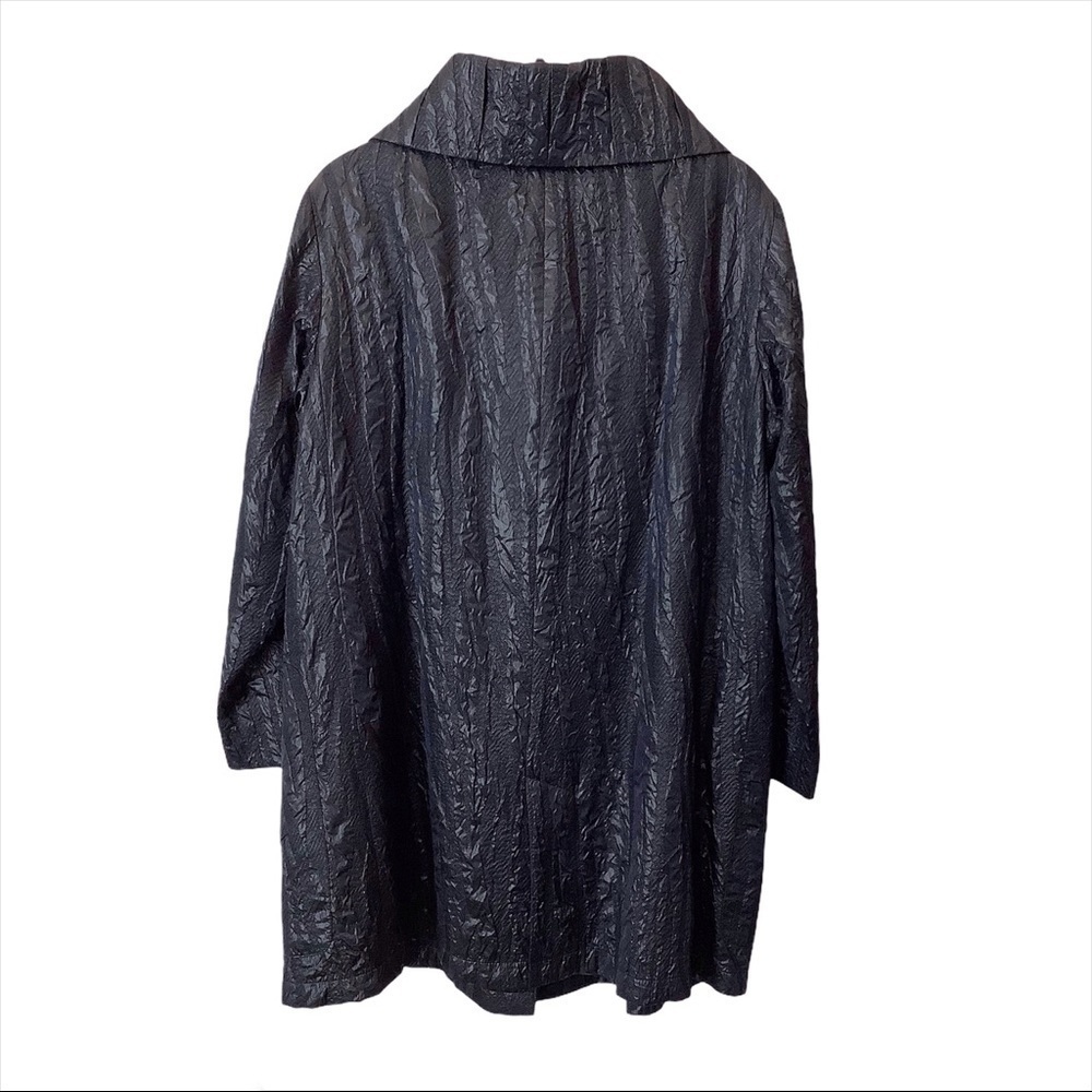 Carlisle Silk Blend Animal Crinkle Jacket Coat 12 - Picture 2 of 11